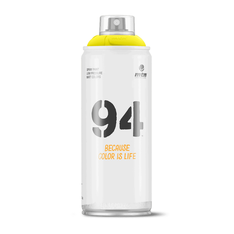 MTN 94 Spray Paint Sulfur Yellow RV-267 400ml - Nevada Fine Arts