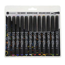 Manuscript Callicreative Italic Calligraphy Markers Set Broad Assorted Colors 12pk - Nevada Fine Arts