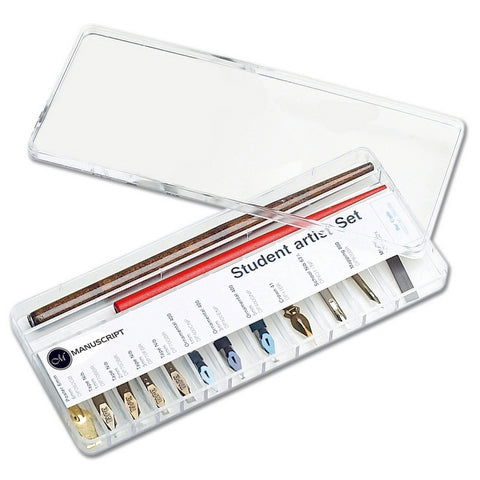 Manuscript Student Artist Calligraphy Set 12pc - Nevada Fine Arts