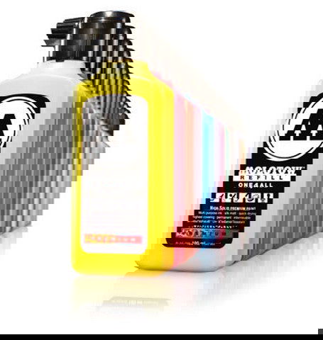 Molotow ONE4ALL Acrylic Paint Marker Refill Zinc Yellow 30ml - Nevada Fine Arts
