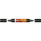 Molotow ONE4ALL Acrylic Paint Markers Signal Black 1.5mm/4mm 2pk - Nevada Fine Arts