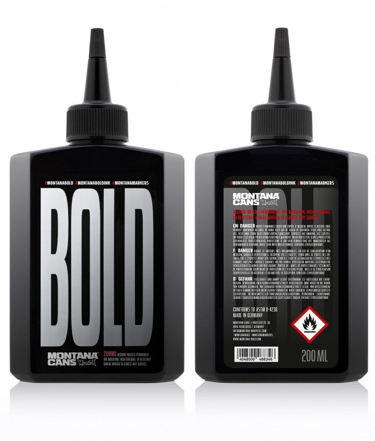 Montana BOLD Markers Refill Ink 200ml Refill Bottle - Nevada Fine Arts