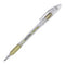 Pentel Sparkle Pop Metallic Gel Pen Gold/Light Gold 1.0mm