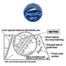 Pacific Arc Ames Lettering Guide - Nevada Fine Arts