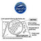 Pacific Arc Ames Lettering Guide - Nevada Fine Arts