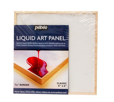 Pebeo Liquid Art Panel 6x6 - Nevada Fine Arts