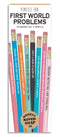 Whiskey River Soap Co. Pencils for First World Problems #2 Pencils 8pk front