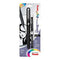 Pentel Arts Pocket Brush Pen Black with 2 Refill Cartridges - Nevada Fine Arts
