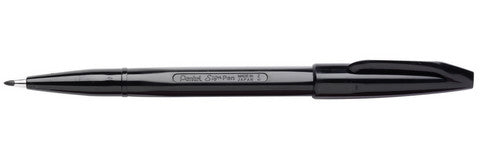 Pentel Arts Sign Pen Black Fine - Nevada Fine Arts