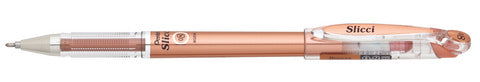 Pentel Arts Slicci Metallic Gel Pen Bronze 0.8mm - Nevada Fine Arts
