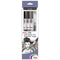 Pentel Color Brush Pen Set Assorted 4pk - Nevada Fine Arts