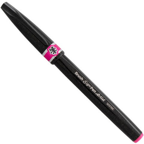 Pentel Sign Pen Micro Brush Pink - Nevada Fine Arts