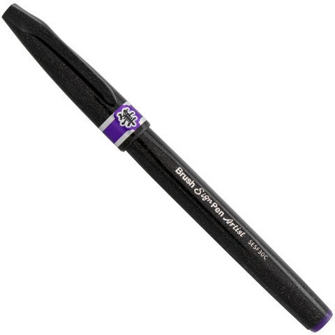 Pentel Sign Pen Micro Brush Violet - Nevada Fine Arts