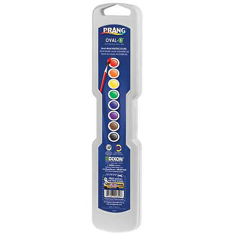 Prang Watercolor Set Oval Pan 8-Color - Nevada Fine Arts