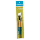 Princeton Snap White Synthetic Taklon Brush Set SH Assorted 4pk - Nevada Fine Arts