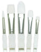 Royal Brush Soft Grip White Taklon Brush Starter Set SH 5pc