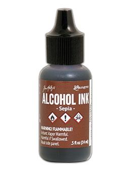 Ranger Alcohol Ink Sepia .5oz - Nevada Fine Arts