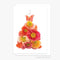 Petal & Pins Poppy Dress Greeting Card