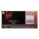 Koi Watercolors Sketch Box Sets, 96-Color Studio Box Set with Brush