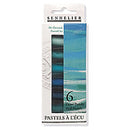 Sennelier Extra-Soft Half-Pastel 6 Stick Set Emerald Sea