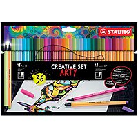 Stabilo Point 88 and Pen 68 36-Pen ARTY Set