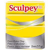 Sculpey III Yellow 2oz