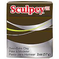Sculpey III Suede Brown 2oz