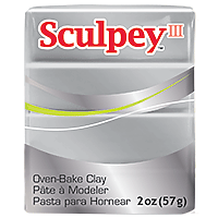 Sculpey III Silver 2oz