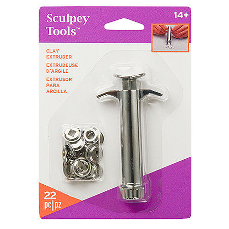 Sculpey Clay Extruder Gun 22pcs