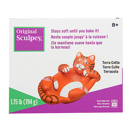 Sculpey Original Sculpey Oven-Bake Clay Terra-Cotta 1.75lb