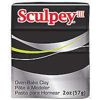 Sculpey III Black 2oz - Nevada Fine Arts