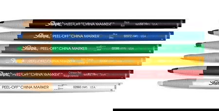 Sharpie Peel-off China Marker Red - Nevada Fine Arts