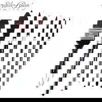 Silver Brush Black Velvet Script 4 Short Handle - Nevada Fine Arts