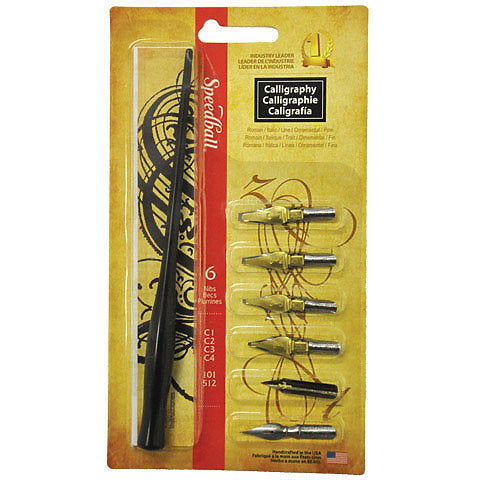Speedball Calligraphy Pen Set 6pc - Nevada Fine Arts