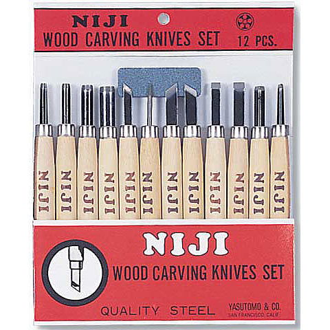 Yasutomo Woodcarving Set 12pc - Nevada Fine Arts