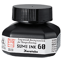 Kuretake Zig Sumi Black Ink 60ml