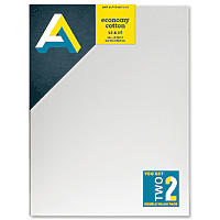 Art Alternatives Economy Cotton Stretched Canvas Value 2-Pack