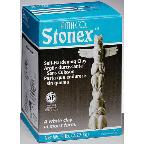 Stonex Self-Hardening Clay White 5lb