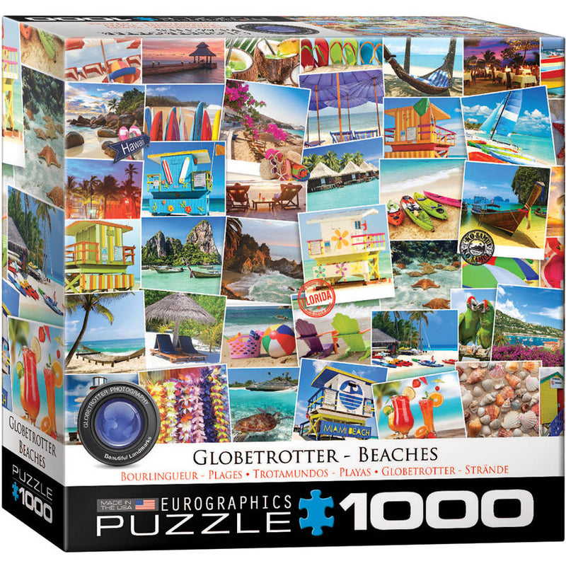 Eurographics Globetrotter~Beaches 1000 Piece Puzzle