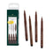 Faber-Castell PITT Artist Pens Set Sepia Assorted Nibs 4pc box and pens