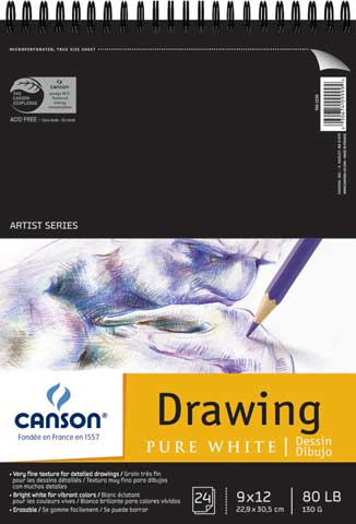 Canson Artist Series Pure White Drawing Pads