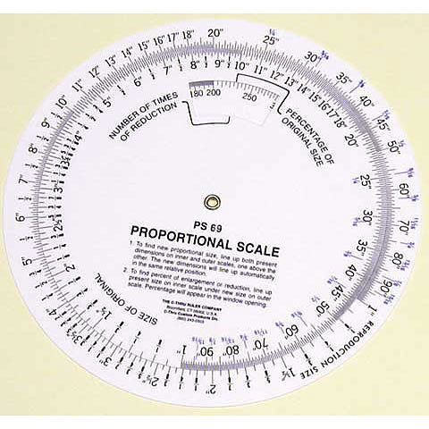 C-Thru Circular Proportional Scales