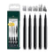 Faber-Castell PITT Artist Pens Set Black Assorted Nibs 4pc pens out of box