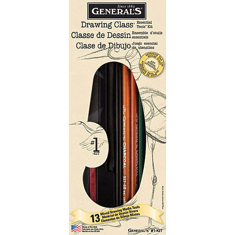 General Drawing Class Essential Tools Kit