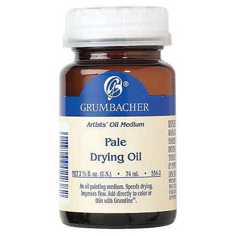 Grumbacher Pale Drying Oil 2.5 Oz