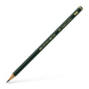 Faber-Castell Castell 9000 Graphite Pencil H closeup one