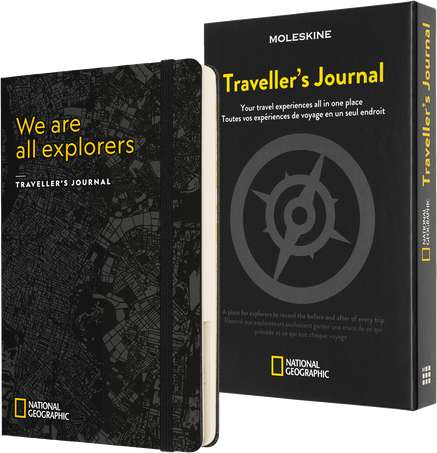 Moleskine Passion National Geographic Traveller’s Journal Large 5"x8.25"