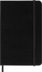 Moleskine Classic Plain Notebook Pocket 3.5"x5.5" 192 pages Hard Cover Black