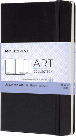 Moleskine Japanese Album Pocket 5.5"x3.5" Black 60 pages
