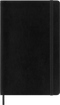 Moleskine Classic Notebook Soft Cover Plain Large 5"x8.25" Black 192 pages